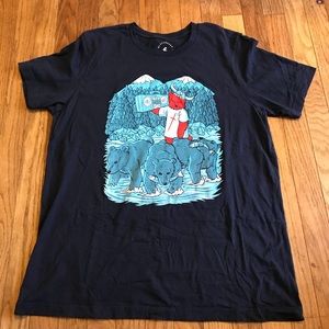 Blacksheep Collective Bears Eating T Shirt Size XL